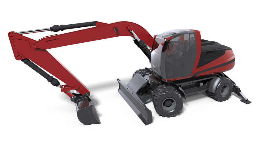 Hydrauliksysteme für Mobilbagger