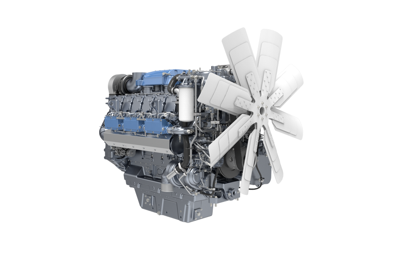 Motor 12M25 für Starrrahmen-Muldenkipper