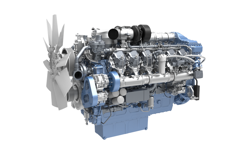 Motor 12M33 für Starrrahmen-Muldenkipper