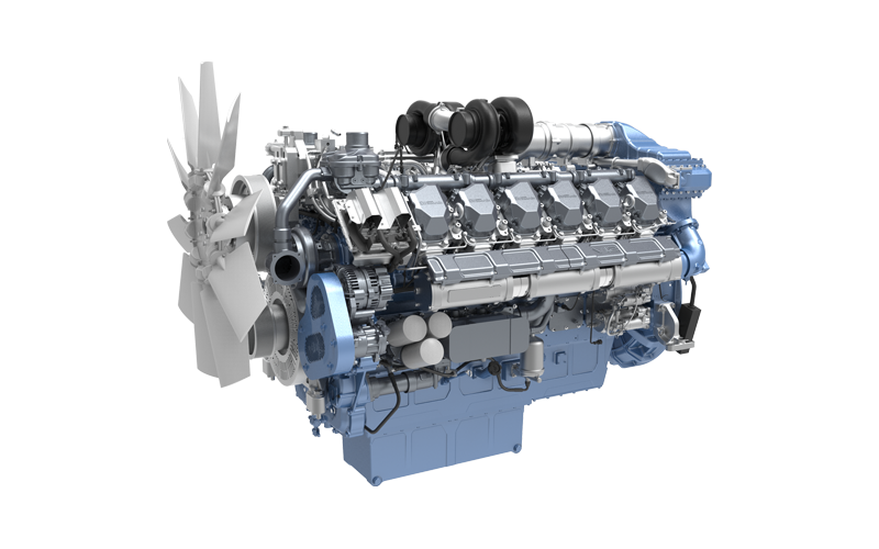 Motor 12M55 für Starrrahmen-Muldenkipper