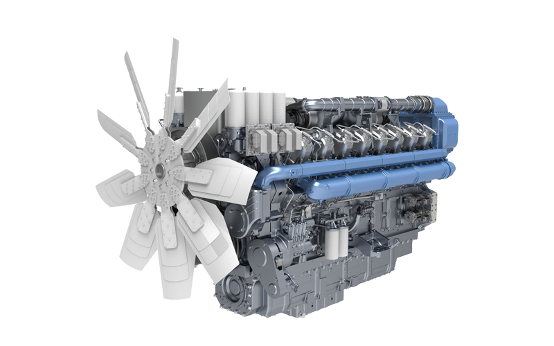 Motor 16M55 für Starrrahmen-Muldenkipper