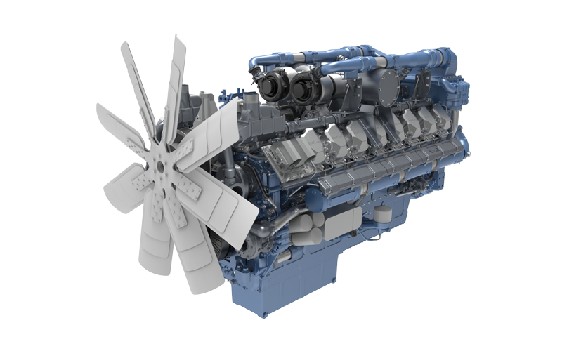 Motor 16M33 für Schienenfahrzeuge