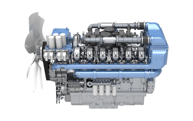 Motor 12M55 für Schienenfahrzeuge