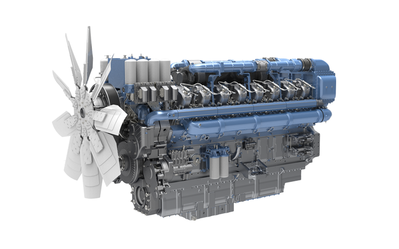 Motor 16M55 für Schienenfahrzeuge